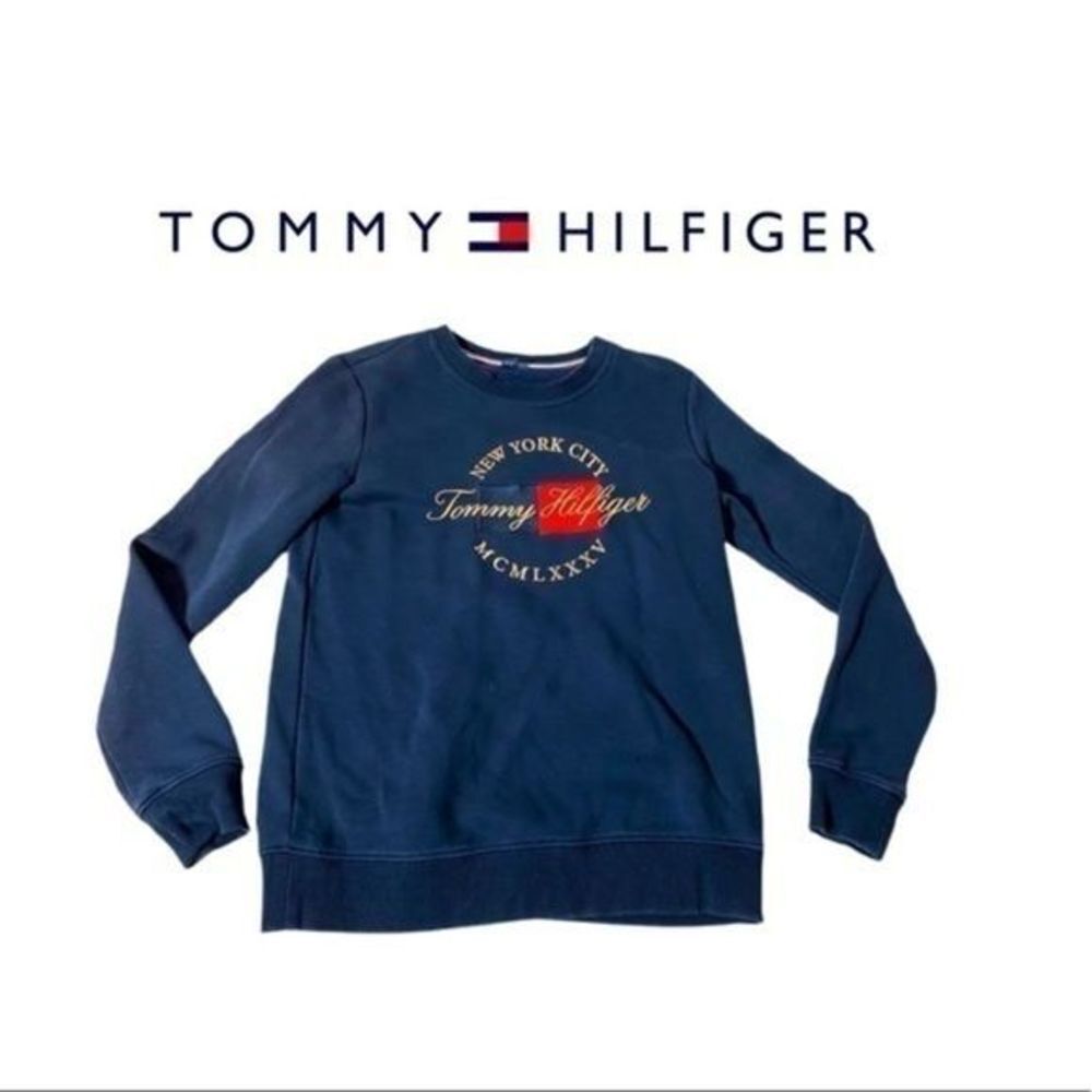 Tommy Hilfiger NYC Navy Blue Crewneck Sweatshirt Women’s size XXS